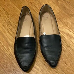 Faux Leather Flats